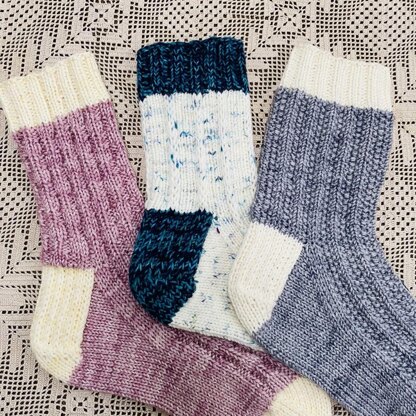 Thick Socks Three Ways