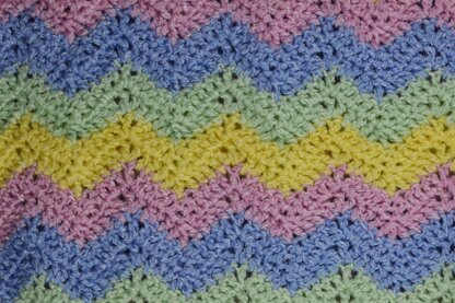 Snuggly Chevron Baby Blanket