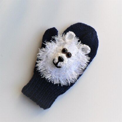 FROSTY BEAR Mittens