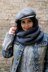 Blue Pearl tube scarf