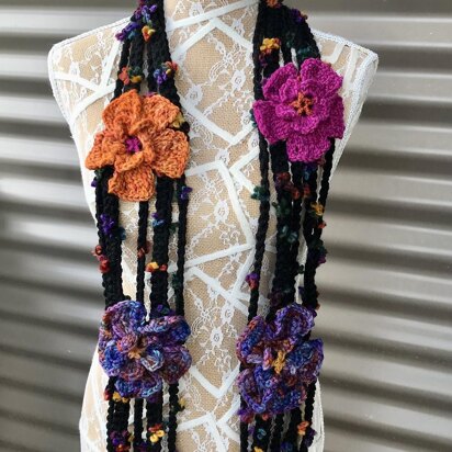 String of Flowers Scarf