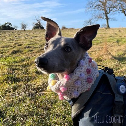 Rainbow Bobble Snood