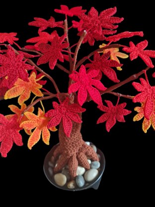 Crochet Maple tree Bonsai