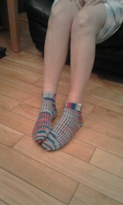 Crochet Heart &  Sole Socks