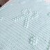 Bow baby blanket