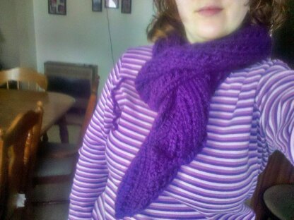 Crooked Eyelets Scarf