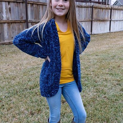 Velvet Cardi for Kids