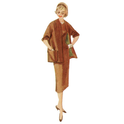 Simplicity S8980 Misses Vintage Dresses and Lined Coats - Paper Pattern, Size 14-16-18-20-22