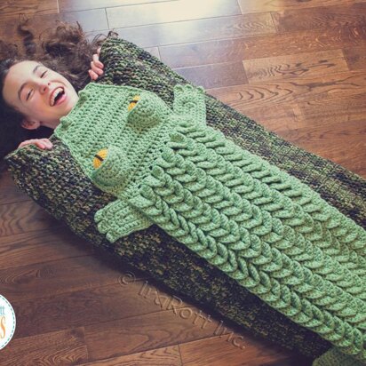 Snappy Simon Crocodile Sleeping Blanket Bag