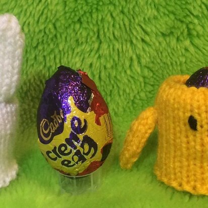 Easter Bunny and Chick Creme Egg Holders