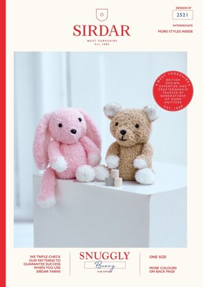 Toys in Sirdar Snuggly Bunny - 2521 - Leaflet