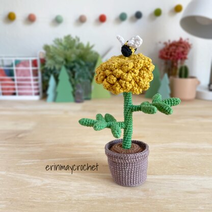 Bumble Blossom Marigold Amigurumi Crochet Pattern
