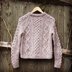 Sweater in Aran wool