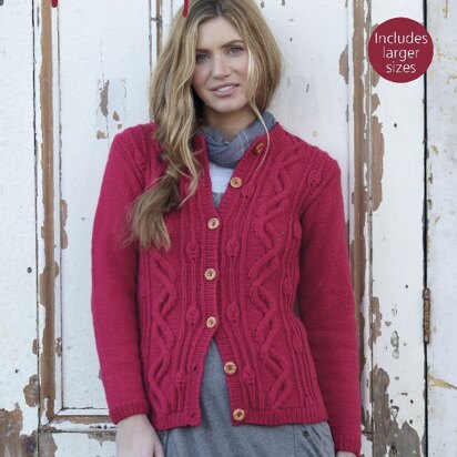 Cardigan in Hayfield Bonus Aran - 7799