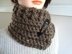 516 CROCHET COWL SCARF, HEADBAND