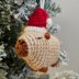 Capybara in Christmas Hat