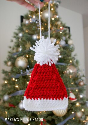 Santa Hat Gift Card Holder Ornament