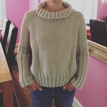 Alwen Sweater in Berroco Inca Tweed - 382-1