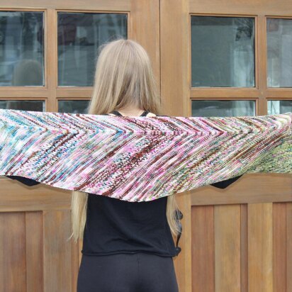 Merfolk Fade Shawl - knitting pattern