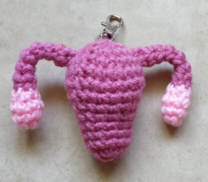 Uterus Keychain