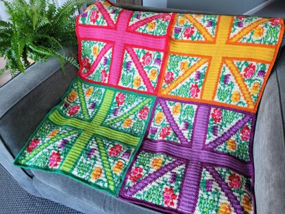 British Botanical Gardens Blanket Crochet-Along