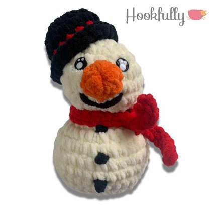 Easy snowman amigurumi