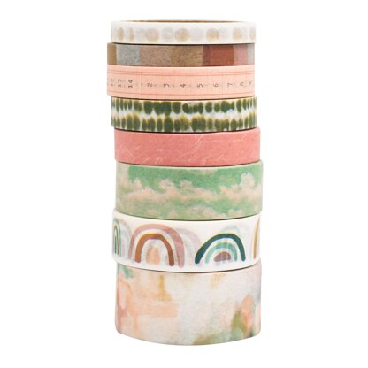 American Crafts Heidi Swapp - Care Free Washi Tape Rolls 8/Pkg