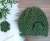 Puff Stitch Hat with Shamrock