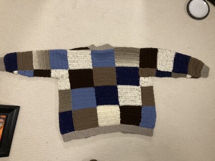 Patchwork party cardi #4