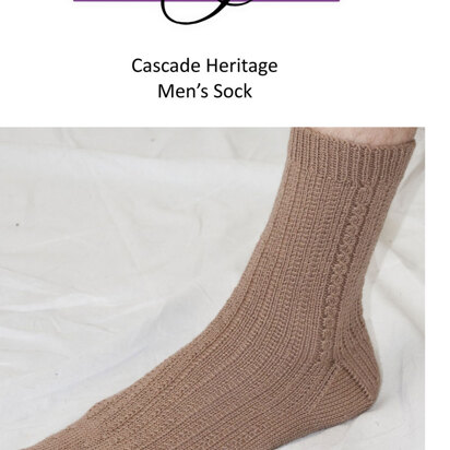 Men's Socks in Cascade Heritage - FW122 - Free PDF