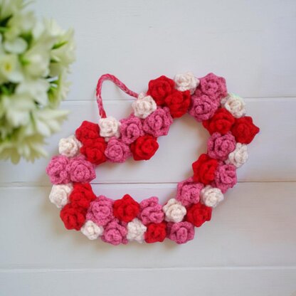 Heart Roses Wreath