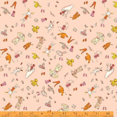 Windham Fabrics Lucky Rabbit by Heather Ross - Doll Clothes