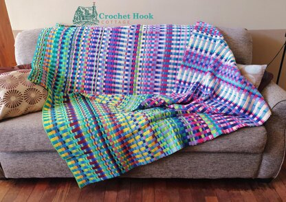 Lines & Stripes Temperature Blanket