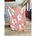 The Strawberry Flowers Throw