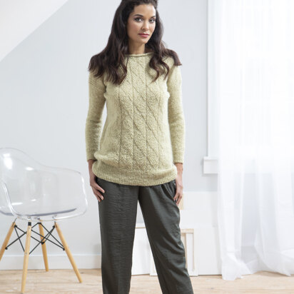 Women's Jumper Odile in Universal Yarn Odette - Downloadable PDF