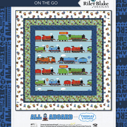 Riley Blake On The Go - All Aboard - Downloadable PDF