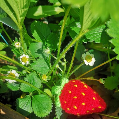 Strawberry keyring