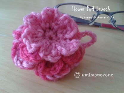 Flower Puff Brooch