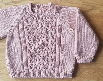 Laura Lace Panel Sweater
