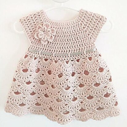 Free crochet best sale baby dress patterns