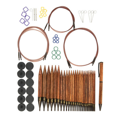 KnitPro Ginger Deluxe Normal Interchangeable Circular Needles Set (31281) –  Leo Hobby