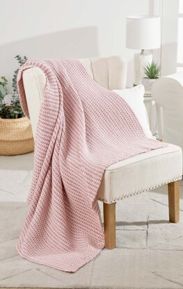 Coming Up Roses Throw in Premier Yarns Everyday DK - Downloadable PDF