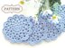 Crochet Pattern Round Placemat Crochet Coaster