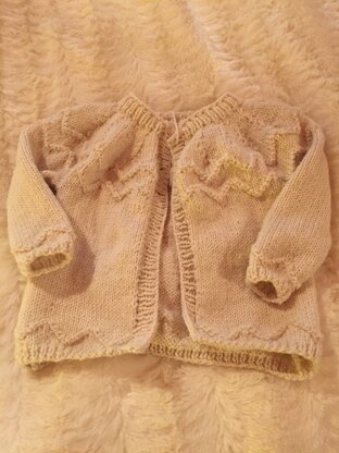 Aran baby coat