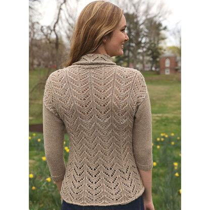 Plymouth Yarn 3445 Lace Pullover PDF