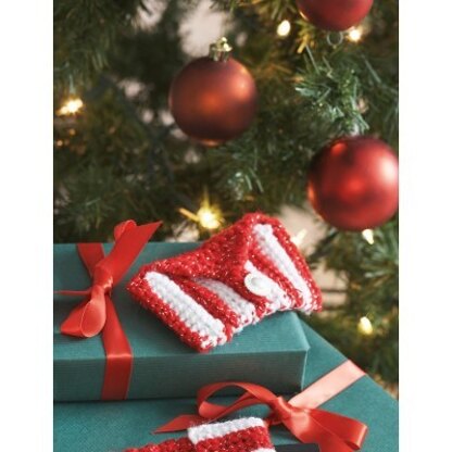 Gift Card Bag in Bernat Happy Holidays - Downloadable PDF