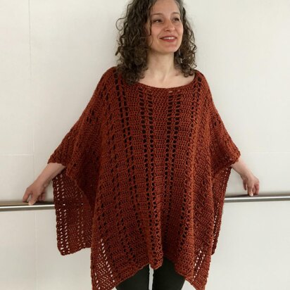 Crochet Poncho Pattern: Perks-Me-Up Poncho