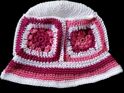 Raspberry Ripple Bucket Hat