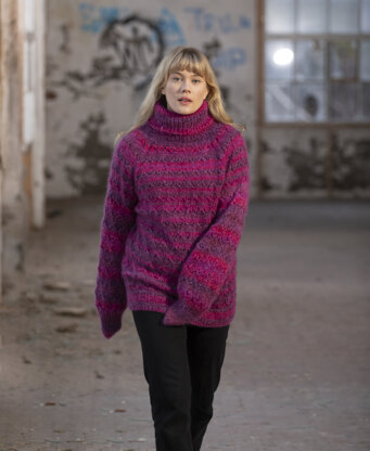 Gloria Sweater in Viking of Norway Nordlys and Kid Silk - UK-2205-5 - Downloadable PDF