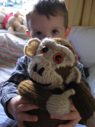 Chester the Chimpanzee Toy Knitting Pattern